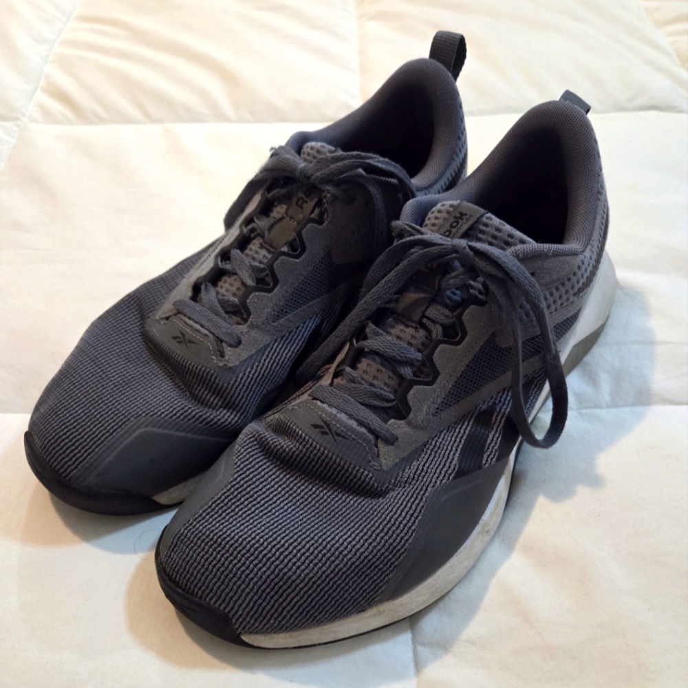 Reebok Men's Gray Nanoflex TR 2.0 Cross Training - Size 11 Excellent Condition